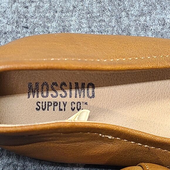 Mossimo Supply Co Shoes Womens Size 8.5 Brown Ballet Flats Man Made F16838280 - Picture 3 of 9